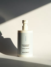 Érzékeny arctisztító és tusfürdő, virágpor, 290 ml