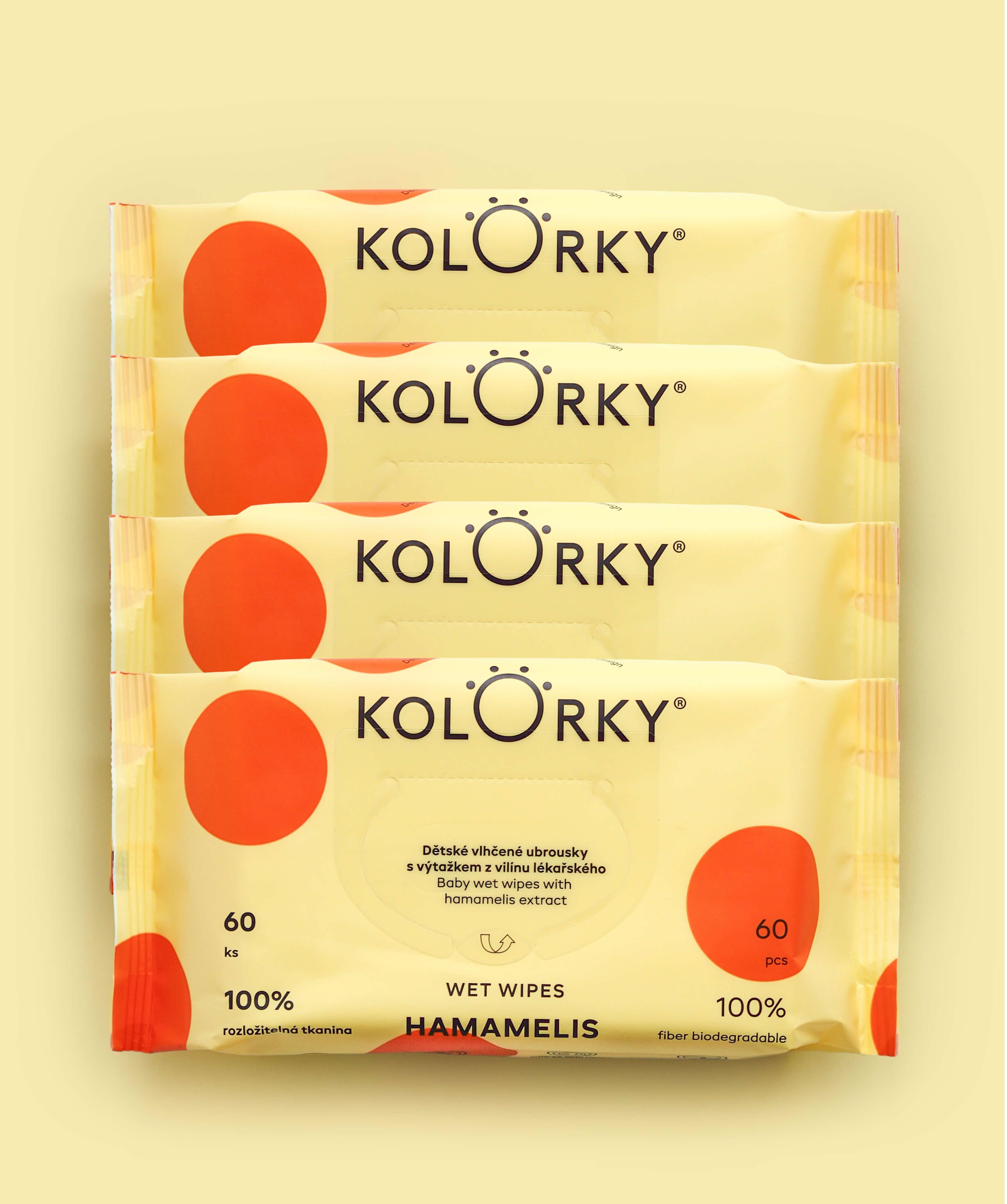 WET WIPES, Hamamelis 4 csomag