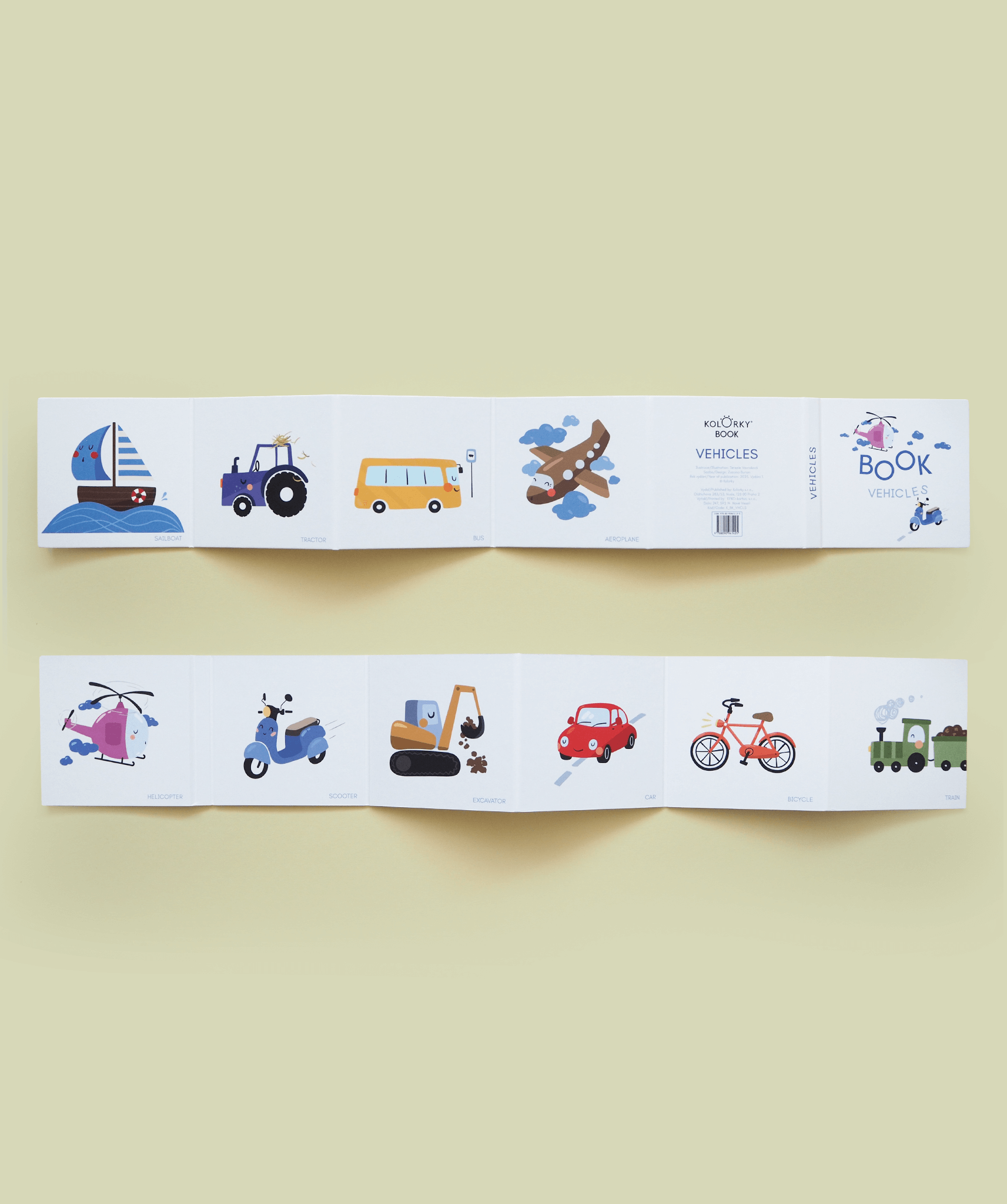 Leporelló Közlekedési eszközök